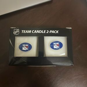 NY Rangers Candles 2-Pack